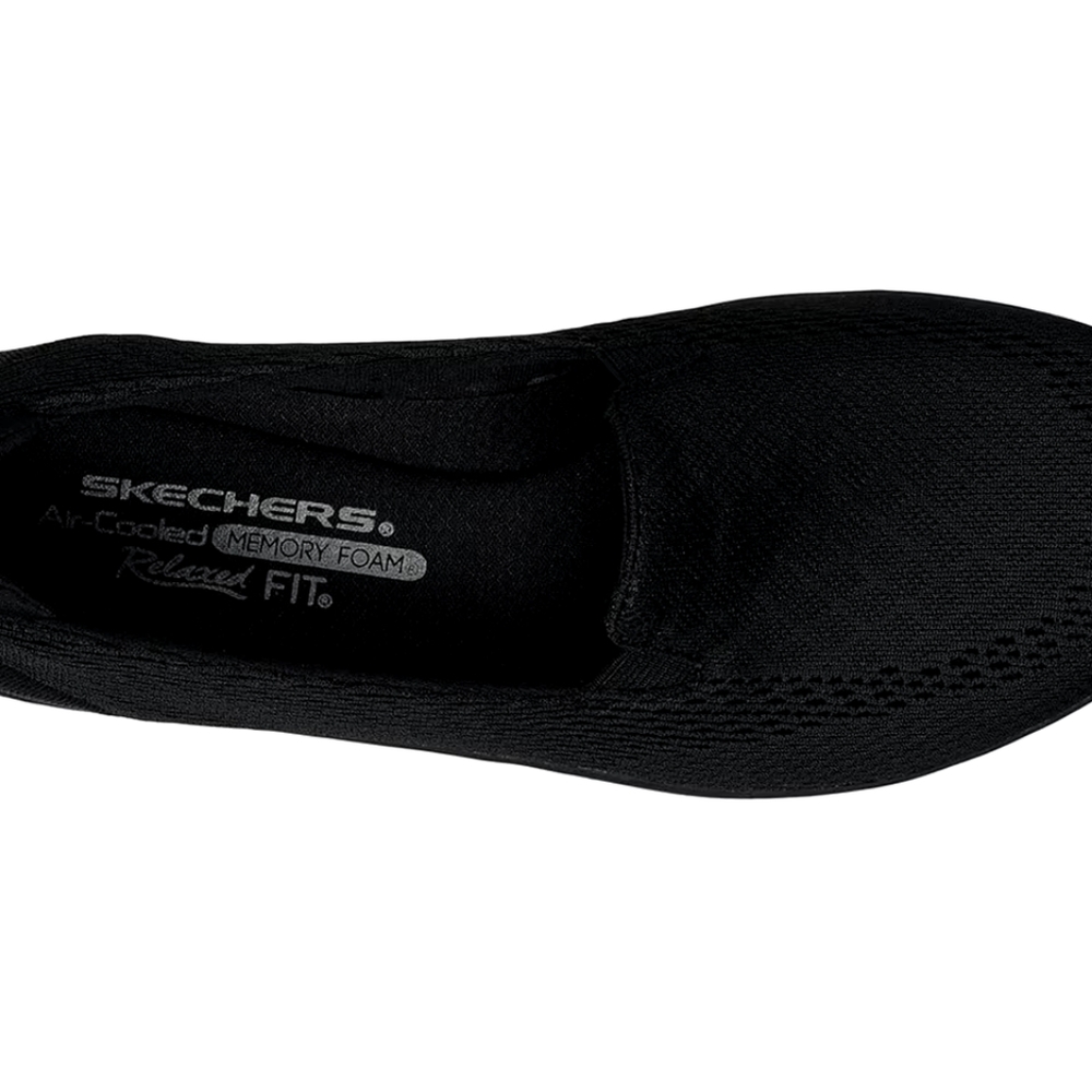NWT Skechers Women's Reggae Fest Willows Black Slip-On Shoes 9.5 - Picture 4 of 11